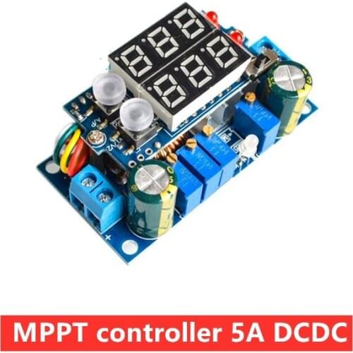 Solar panel MPPT controller 5A DCDC digital display Step-down module Constant voltage and constant current charging