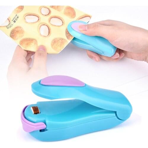 Kitchen Accessories Tools Mini Portable Food Clip Heat Sealing Machine Sealer Home Snack Bag Sealer Kitchen Utensils Gadget Item