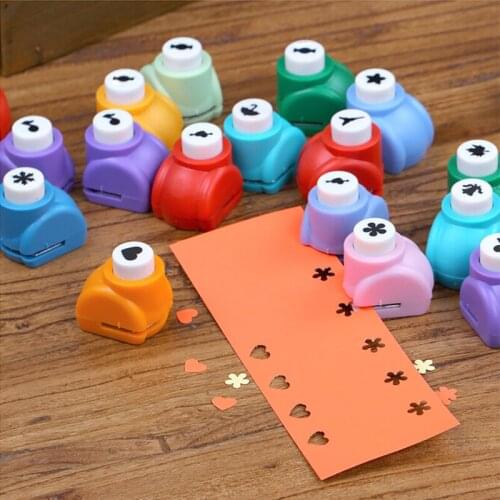 Mini Card Shaper Punch Printing Paper DIY Handmade Cutter Card Craft Drawing Toys Cutter Tools Kids Puzzle Gift Diary Decoration