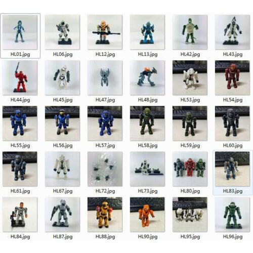 Multi Kinds Mega Bloks Halo Elite Covenant Spartan Crawler Technician Pilot Commando Mini Figure-Your Choice