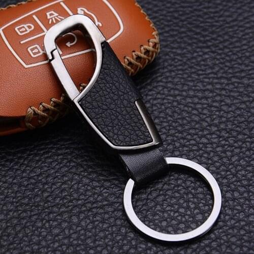 Fashion Leather Key Chain New Men Women Metal Waist Hanging KeyChain Best Gift Key Ring Jewelry