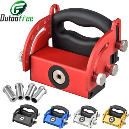 New aluminum alloy woodworking oblique hole locator punch locator wood splicing installation tool center line scribe