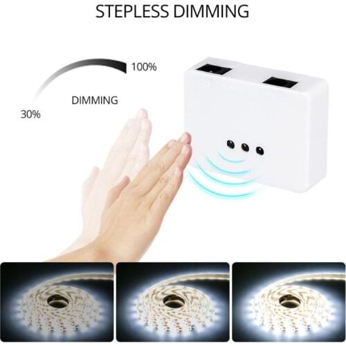 OOTDTY LED Dimmable Switch Hand Scan Sensor Hand Waving On/Off Device Sensing Switch for LED Strip Light