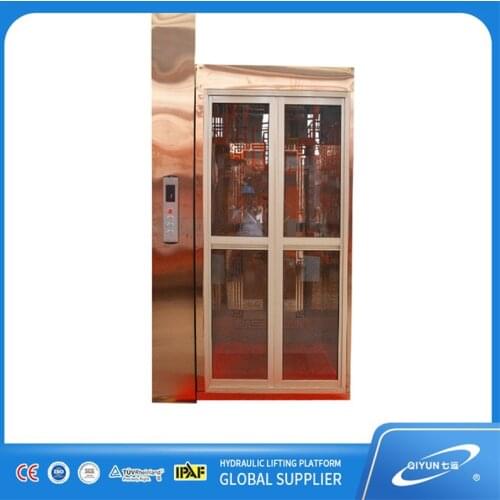 Qiyun CE ISO Hydraulic Electric Used New Passenger Villa Residential Mini Small Home Elevator Lift For Homes Or Outdoor OEM ODM