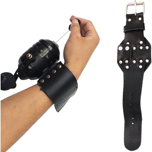 Durable Fishing Reel Wrist Strap Adjustable Shooting Fishing Wheel Holder Wristband Fixed Belt Multifunction Fishing Tackle Tool