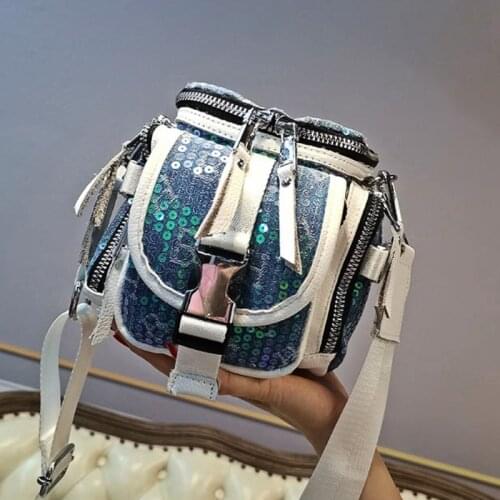 Luxury Ita Bags for Women Purses and Handbags Sequines Designer Shoulder Sacs A Main Crossbody Bolso Mini Bolsa