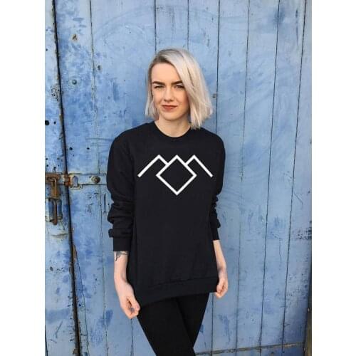 Skuggnas New Arrival Twin Peak Tumblr Sweatshirt Women girl Fashion Casual Tops 90s aesthetic Sweatshirt Clothing Drop shipping