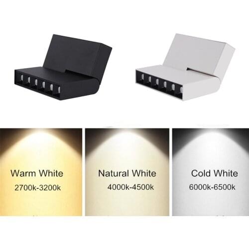 Dimmable 12W Surface Mounted LED Downlight Spot Light 90 degree adjustable LED Downlight AC85-265V + LED Driver