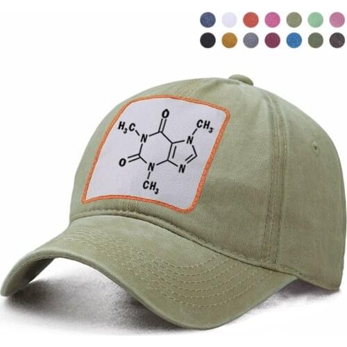 The Big Bang Theory Caffeine Molecular Formula Sheldon Baseball Cap Dad Trucker Snapback Hat Woman Berets Caps Casquette Gorras