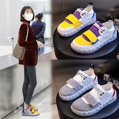 2021 new spring leisure sports shoes for women platform sneakers off white shoes