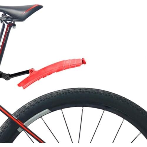 Rubber 1 Set Good Toughness Retractable Bike Mudguard Cycling Accessories Bicycle Mud Guard Adjustable for Road Bicycle