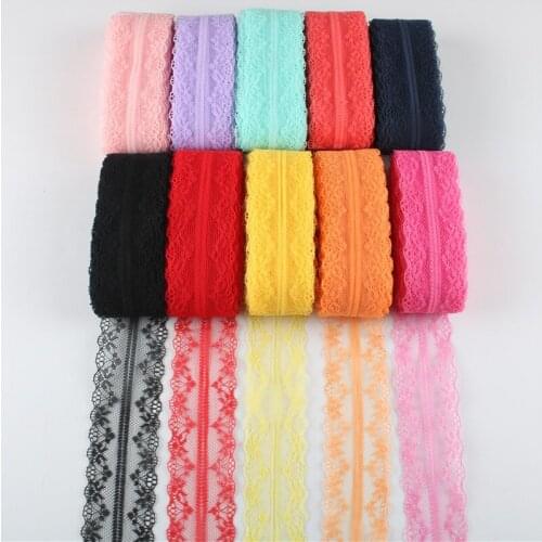 10 Yards/lot Lace Ribbon Tape 40MM Wide White Lace Trim Handicrafts Embroidered Cord for Sewing Decoration African Lace Fabric
