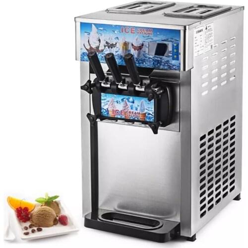 18L Commercial 3 Nozzles Soft Serve Ice Cream Machine for Sale Making Machines Price