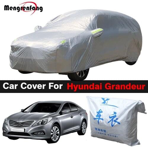 Car Cover Outdoor Anti-UV Sun Shade Snow Rain Dust Protection Auto Cover For Hyundai Azera Grandeur XG XG25 XG30 XG300 XG350