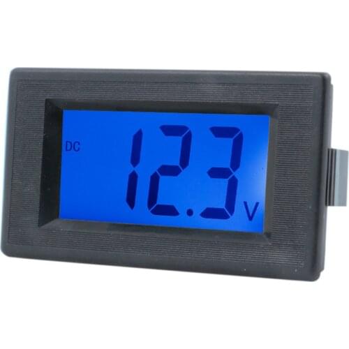 DC 4-30V LCD Digital Voltmeter Mini Volt Meter Tester Monitor Voltage Panel Meter With Blue LCD Display Two Wires Z6