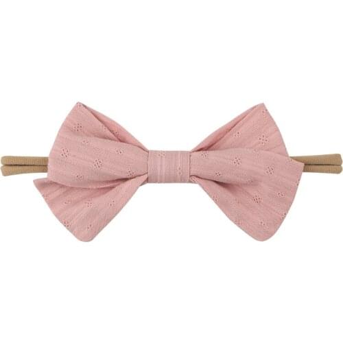 Baby Elastic Hair Band Princess Bows Headband Soft Cotton Headwear for Newborn Infants Girls Hair Accessories