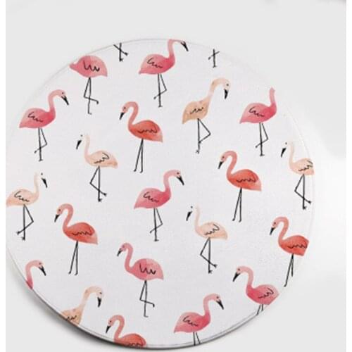 Kids Cartoon pattern Print Round Carpets For Kids living room Game Rug For Child bedroom Crawl mat Yoga Mat Hanging basket pad