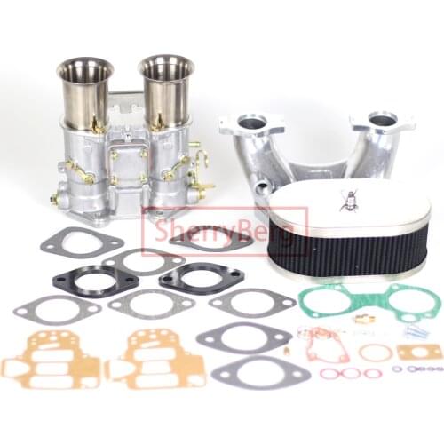 SherryBerg Carburetor Carb Intake Manifold Air Filfter (65mm) for A series- Mini & Spridget Rep.to WEBER 45DCOE 45 DELLORTO DHLA