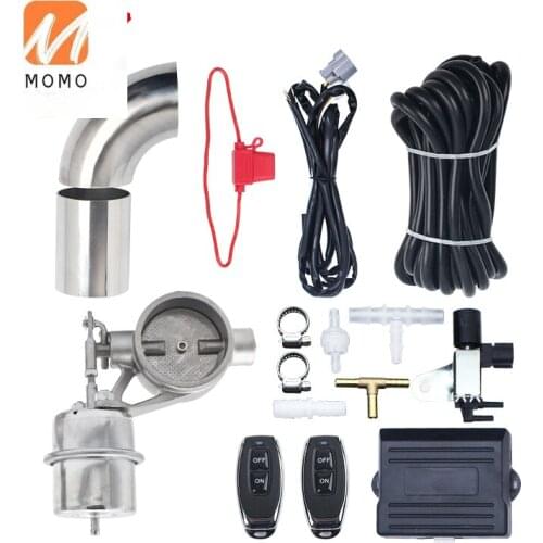 Auto Exhaust vacuum valve kit normal close cutout with remote control