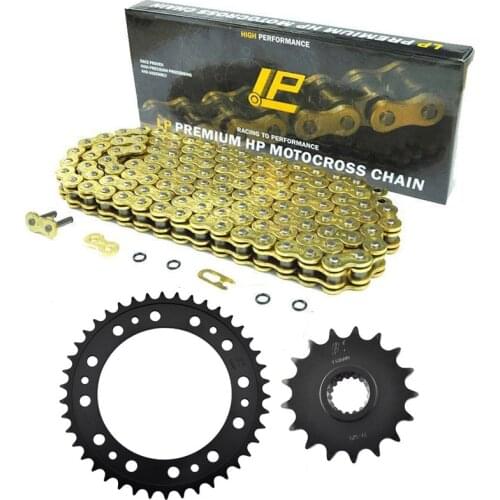 525 Chain Motorcycle Front & Rear Sprocket Chain Set Kits For BMW F650GS 08-12 F700GS 13-18 F800GS Trophy Adventure 08-18