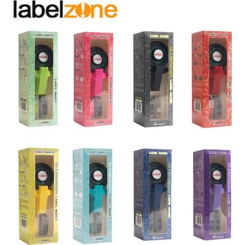 CIDY brand for motex e101 label printer for multicolor manual typewriter with 9mm tape DIY label maker dymo engraving label