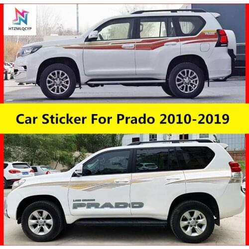 Car Sticker For Toyota Prado 2010-2019 Body Color Bar Sticker Prado 2700 Lahua Waist Line 4000 Exterior Decoration Sticker