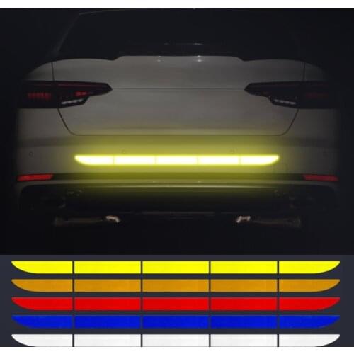 Car Trunk Reflective Strip Stickers for Opel Astra Corsa Insignia Astra Vauxhall Mokka Antara Meriva Zafira Corsa