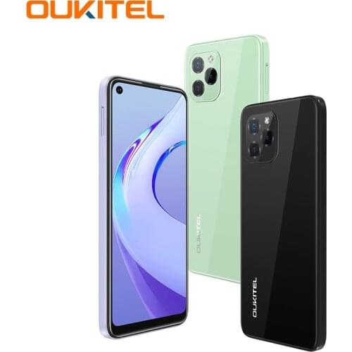 Oukitel C21 Pro Smartphone 6.39"HD+4000mAh 4GB 64GB Android 11 Octa Core Mobile Phone 21MP Quad Camera 720*1560 Cellphone