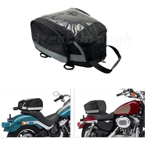 Suitable for Harley Street Glide, Road King, Street750, Forty eight waterproof back seat bag, helmet bag, storage bag
