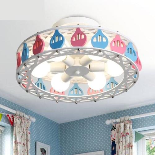 Wedding Ferris Wheel Ceiling Lights for kid Kindergarten Led Ceiling Lamp Romantic Bedroom Luminaria For Children Room lampe