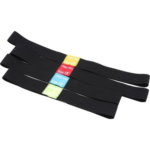 Toyful 4 Pieces DIY Polyester Drum Set Mutes Hi-hat Cymbal Practice Silencer Dampener Pads