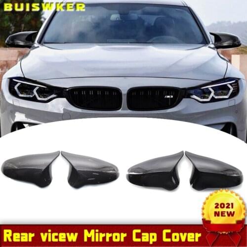 Carbon Mirror Cover for BMW M3 M4 F82 F83 F80 Replacement Rearview Side Mirror Cover Only Left Hand Drive