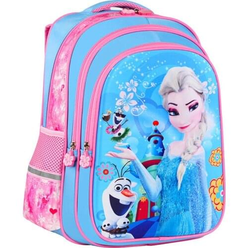 Disney New Frozen Schoolbag For Girl Children Princess School Bag Primary School Waterproof Teenager Fashion Student Backpack