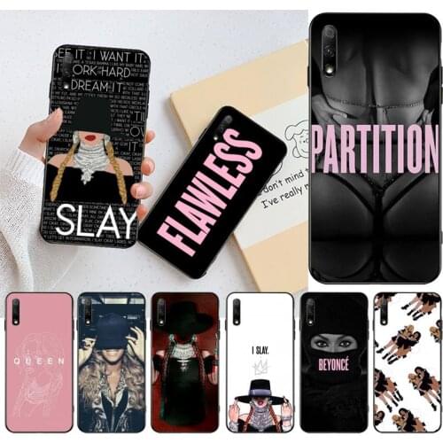 YJZFDYRM Beyonce I slay Painted Phone Case for Huawei Honor 30 20 10 9 8 8x 8c v30 Lite view pro