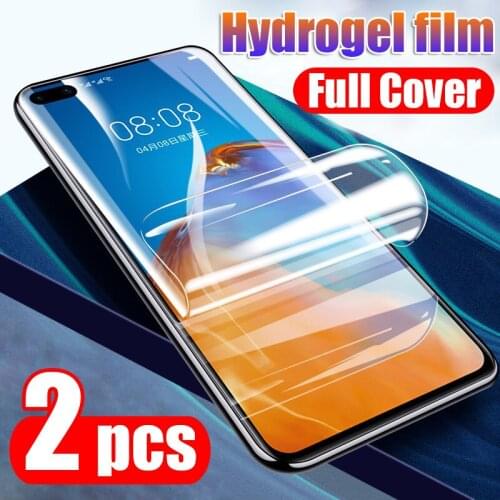 2PCS Full Protective Hydrogel Film For Huawei Honor 8 9 10 20 Lite 8X Max 9X Pro 10i 8A P Smart 2019 Screen Protector Not Glass