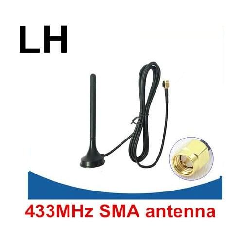 433MHz PCB module magnetic whip antenna SMA male 3dB