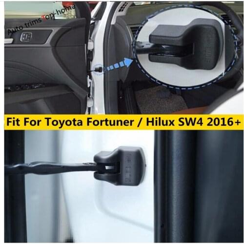 Yimaautotrims Accessories Fit For Toyota Fortuner / Hilux SW4 2016 - 2020 Car Stop Rust Waterproof Plastic Protective Cover Kit