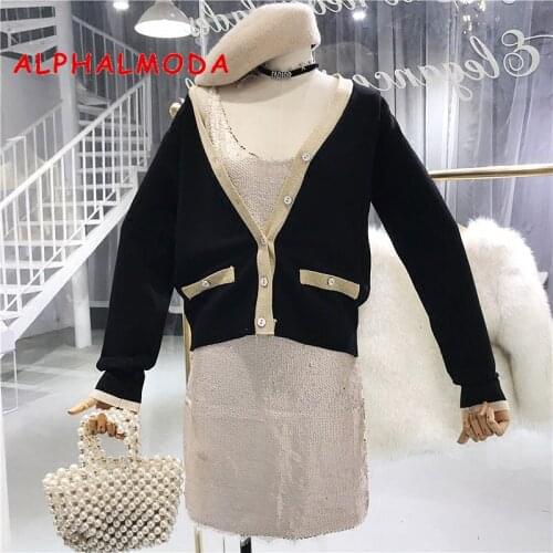 ALPHALMODA Women's Sleeveless Cardigans