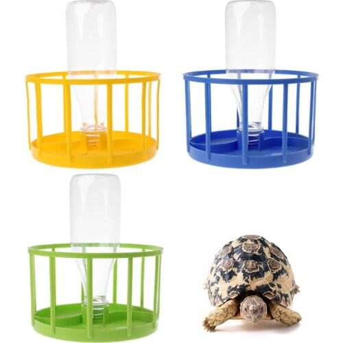 Reptile Feeder Food Water Bowl Aquarium Ornament Terrarium Dish for Turtle Tortoise Lizard