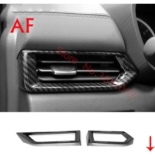 ABS Matte/Carbon Fibre For Nissan Sentra 2020 2021 Car Accessories Left And Right Air Outlet Cover Trim Car Sticker Styling 2pcs