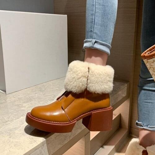 MKKHOU Women's Ankle Boots