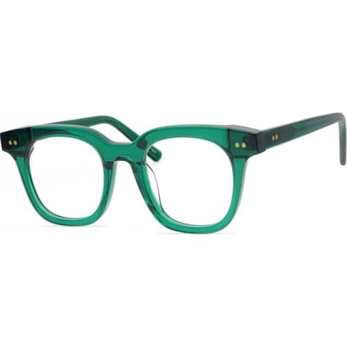 Retro Acetate Glasses Frame Men Full Rim Optical Eyewear Brand Designer Clear Lens Goggle Myopia Eyeglasses Women Spectacle