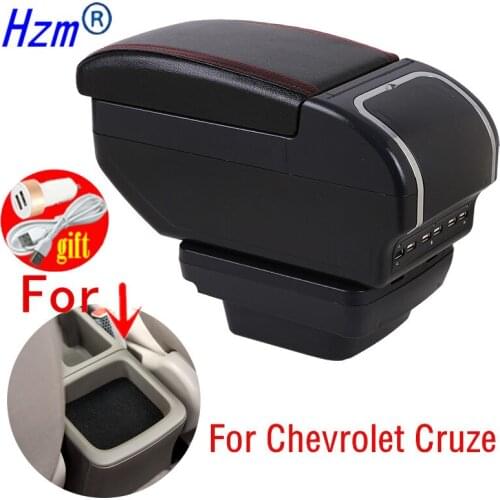 For Chevrolet Cruze armrest box universal car center console modification accessories double raised
