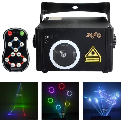 Remote Controller SD Card Program Edit DMX Animation Scan RGB Color Laser Projector Music Lights Disco Party DJ Stage Lighting