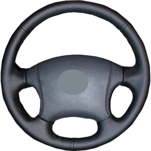 Hand Sewing Car Steering-Wheel Cover Wrap For Hyundai Elantra 2004 2005 2006 2007 2008 2009 2010 2011 Volant Auto Accessories