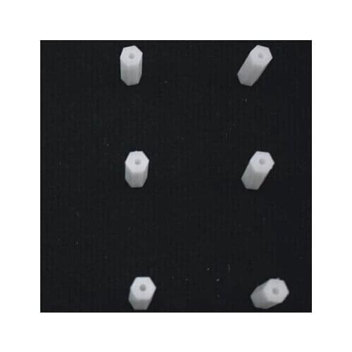 Hexagonal columns model pillars 2mm hole 3MM loose with tight connections with the bracket holes DIY model toy accessories