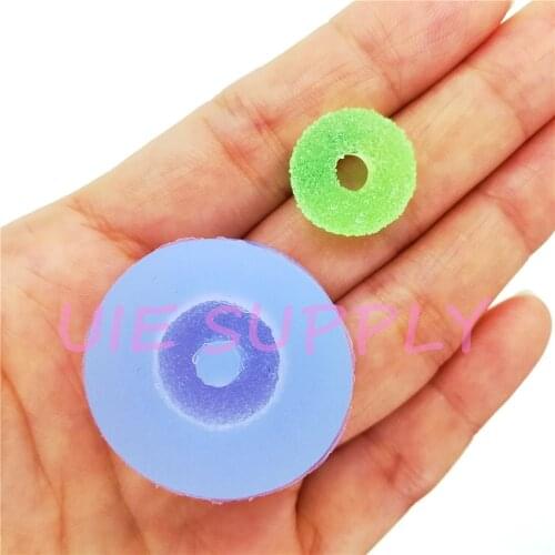 KYL193U 15.3mm Dought Gumdrop Gummy Candy Silicone Mold Resin Art Jewelry Earrings Necklace Pendant DIY Fondant Decorating