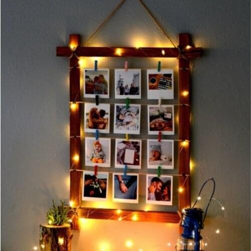 Modern Wood Led Photo frame фоторамка коллаж Photo frame