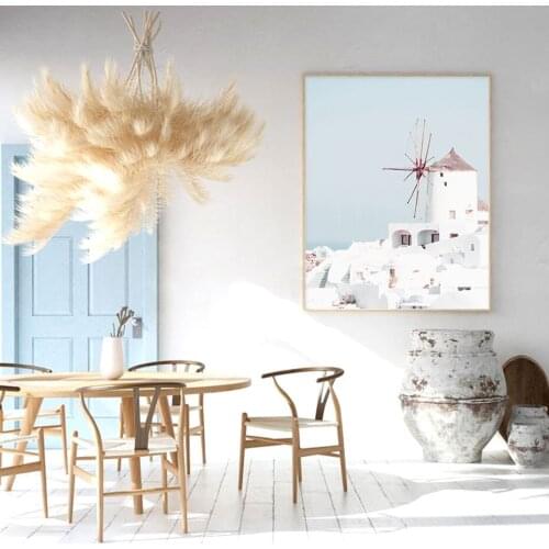 Mediterranean Landscape Wall Art Pictures Dreamy Interior Home Decor High Quality Canvas Painting for Living Room Gallery