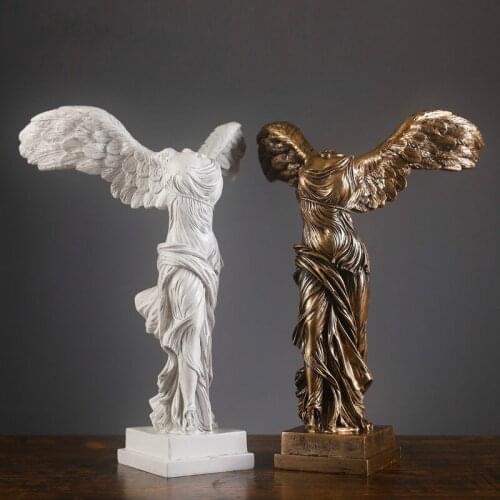 10 Inch The Winged Victory Statue Figurine Replica Goddess of Victory Sculpture Home Decoration Gift